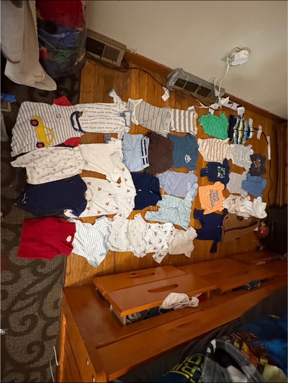 Mixed Colors Baby One-Piece Bundle - Assorted Stripes & Prints